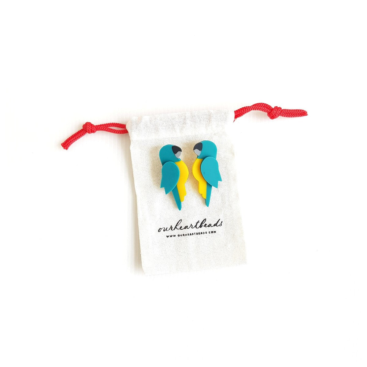Macaw Turquoise Earrings