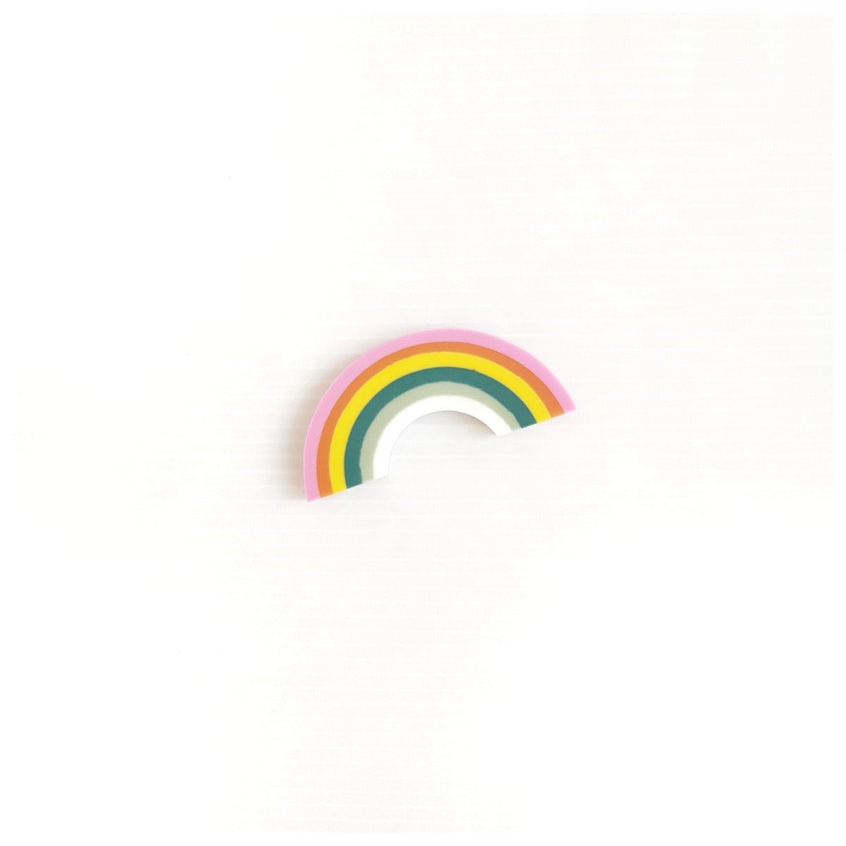 Rainbow Pastel Brooch