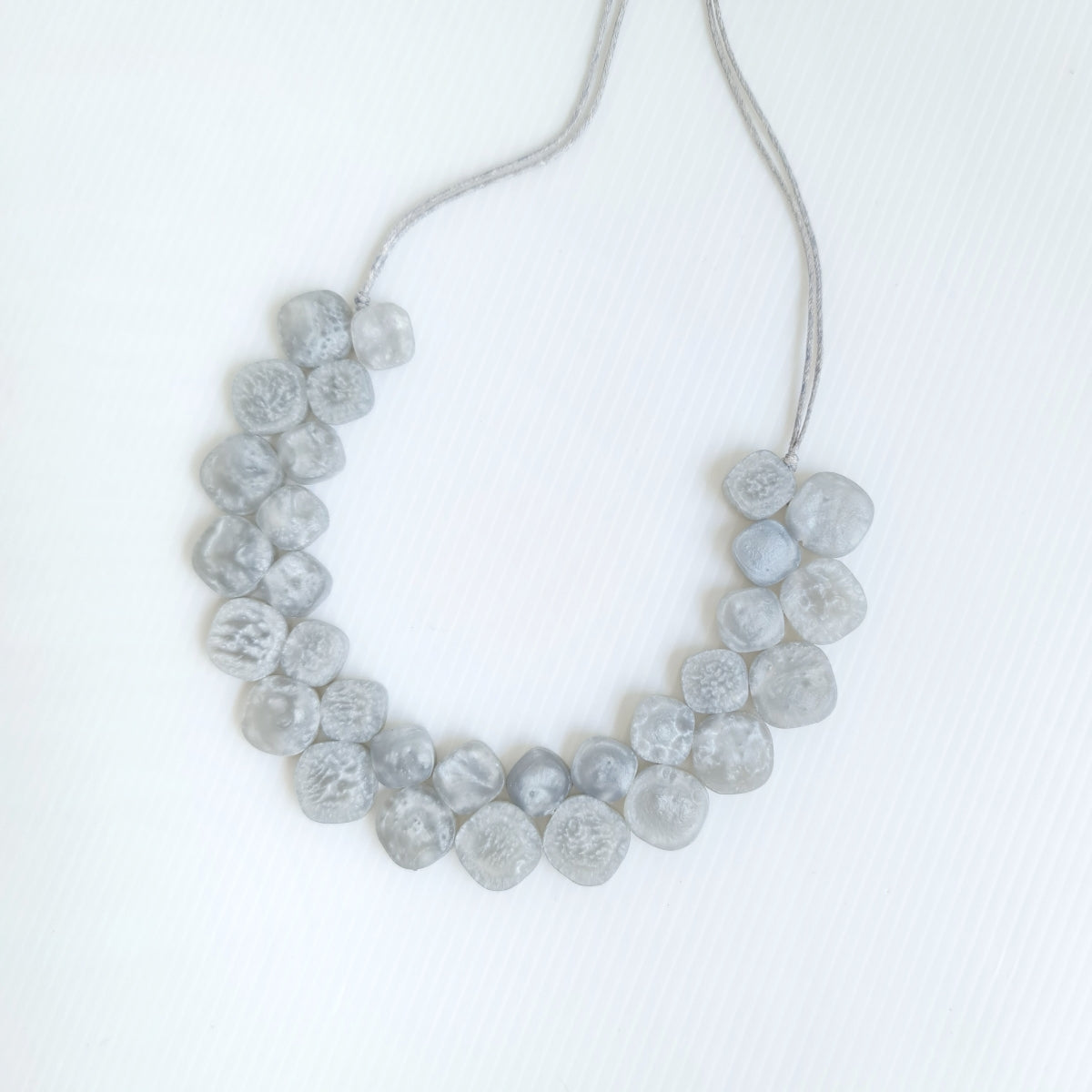 Kei Smokey Silver Necklace