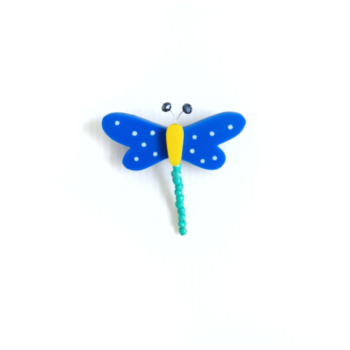 Blue Dragonfly Brooch